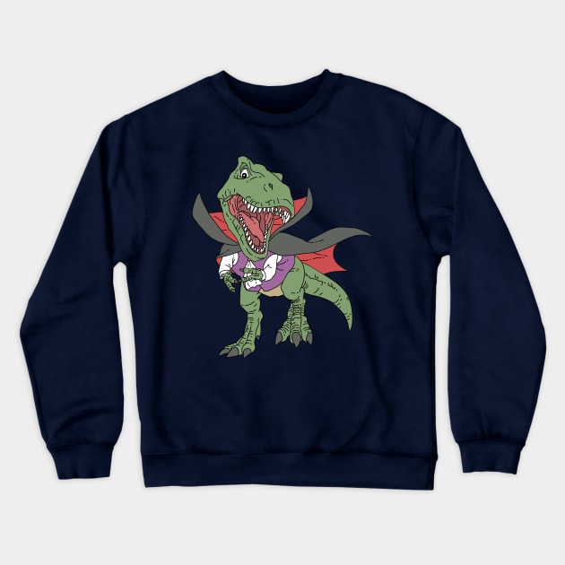 Dracula Green Trex Crewneck Sweatshirt by Freid